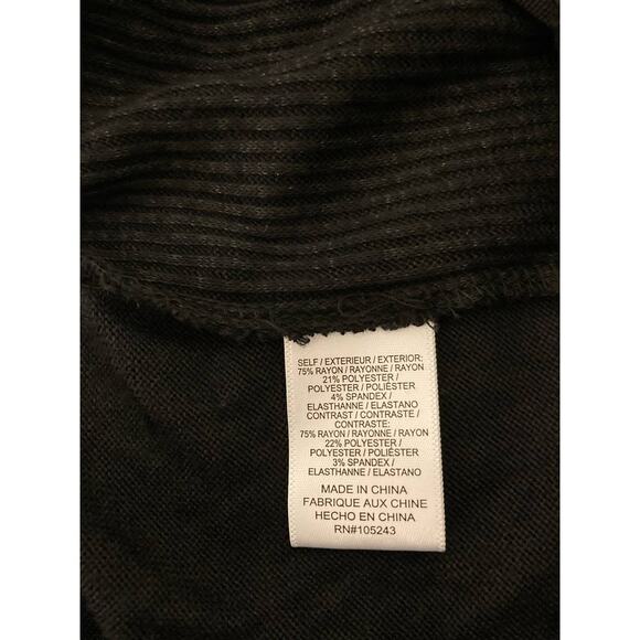 Bobeau Women's Cropped Doris Sweater Pants 3X Black NWT High Rise Pull On - Picture 4 of 5